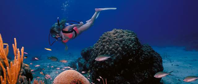 Deep sea scuba diving